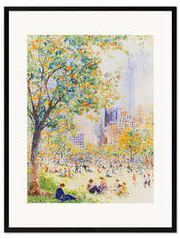 Gerahmter Kunstdruck At the park