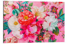 Quadro em alumínio Lush Pastel Retro Flower Romance - Andrea Haase