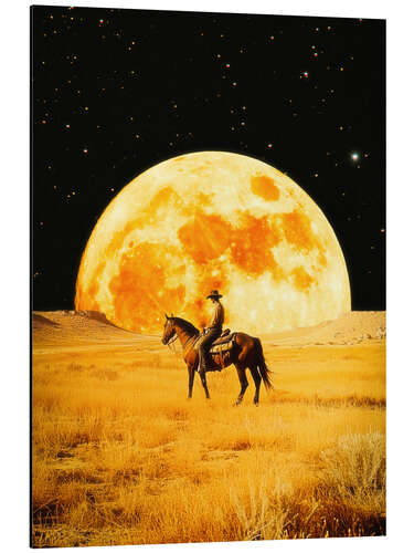 Stampa su alluminio Lunar Cowboy