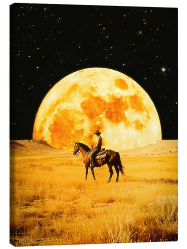Leinwandbild Lunar Cowboy