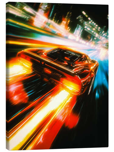 Canvas-taulu Tokyo Car Race II