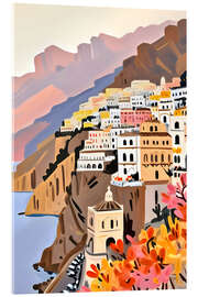Akrylglastavla Amalfi Coast - 83 Oranges