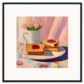 Gerahmter Kunstdruck French Toast für meine Liebe