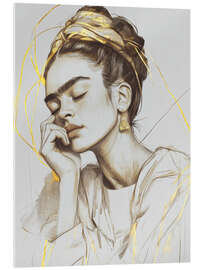 Acrylic print Dreamy Frida Kahlo