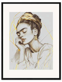 Kunsttryk i ramme Dreamy Frida Kahlo