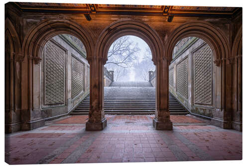Tableau sur toile Bethesda Terrace in Central Park