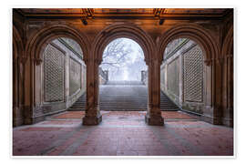 Wall print Bethesda Terrace in Central Park - Jan Christopher Becke