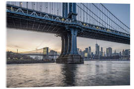 Quadro em acrílico Manhattan Bridge Sunset - Jan Christopher Becke