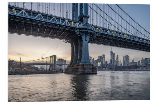 Obraz na PCV Manhattan Bridge Sunset