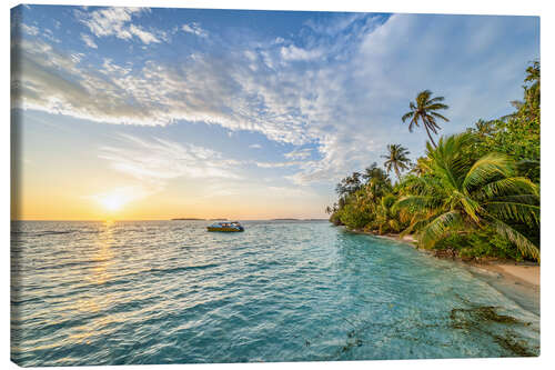 Canvas print Maldives, South Male Atoll