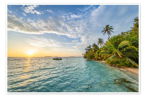 Poster Maldives, South Male Atoll