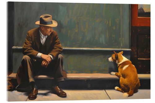 Cuadro de metacrilato Waiting for Hopper