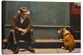 Canvas print Waiting for Hopper