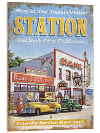 Gallery Print Desert Filling Station Red Rock City, California