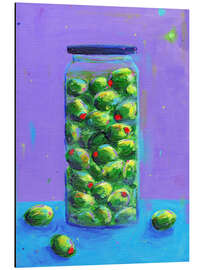 Aluminium print Olives