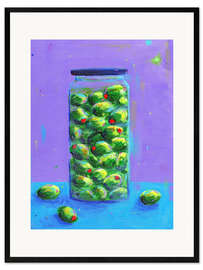 Framed art print Olives