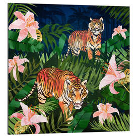 Aluminium print Tiger Dream - SpaceFrog Designs