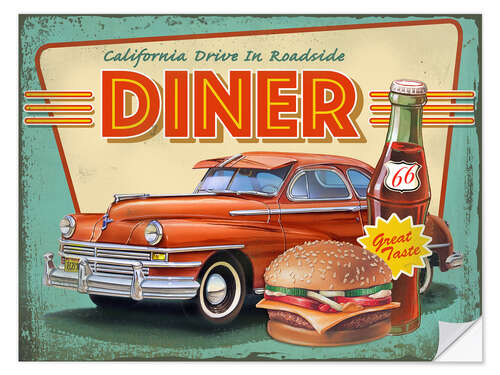 Wall sticker Retro Diner