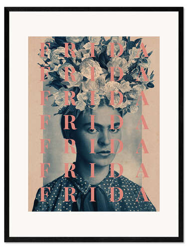 Gerahmter Kunstdruck Frida Frida