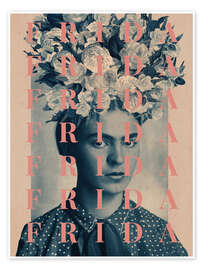 Wall print Frida Frida - Frank Moth