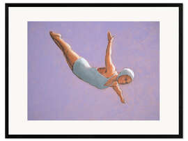 Impression artistique encadrée Lavender High Diver - Sarah Morrissette