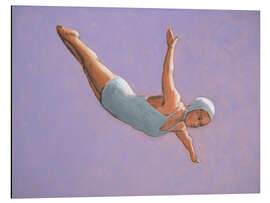 Magnettafel Lavendel Turmspringerin