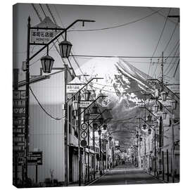 Lienzo Japan flair with majestic Fuji - Melanie Viola
