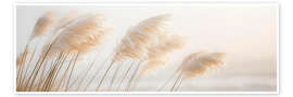 Wall print Delicate Pampas Grass - A Poetry by the Sea - Melanie Viola