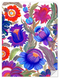 Autocolante decorativo Romantic garden, Triptych Part III