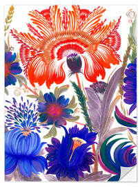 Autocolante decorativo Romantic Garden, Triptych Part II