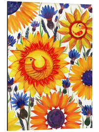Cuadro de aluminio Sunflower Family - Tetiana Savchenko
