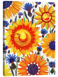 Tableau sur toile Sunflower Family - Tetiana Savchenko
