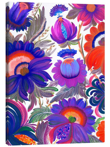Canvas print Romantic Garden, Triptych Part I