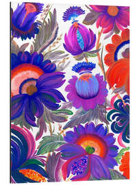 Magnettafel Romantischer Garten, Triptychon Teil I