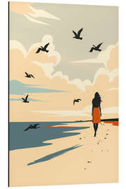 Obraz na aluminium Walk on the beach - Peter Roder