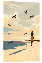 Gallery print Walk on the beach