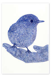 Veggbilde A bird in the hand - Peter Roder