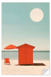 Vinilo para la pared Perfect beach