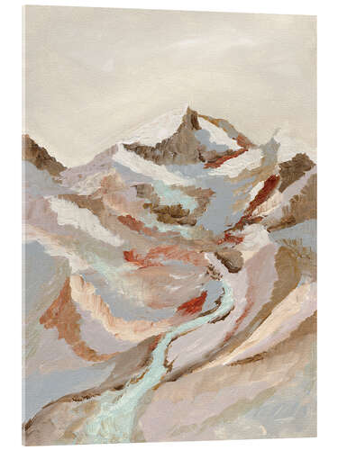 Acrylglasbild Irdener Fels