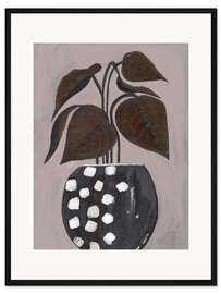 Gerahmter Kunstdruck Zimmerpflanze