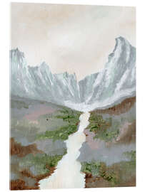 Stampa su vetro acrilico Snow Mountains