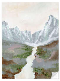 Wandsticker Schneeberge