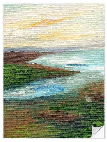 Sticker mural Coastal scape
