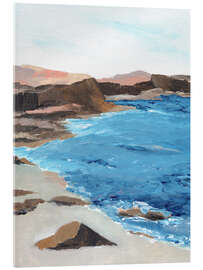 Acrylic print Red Rock Coast - Nikita Jariwala