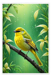 Poster Yellow Bird