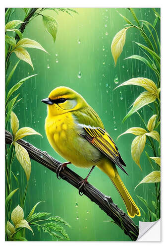 Sisustustarra Yellow Bird