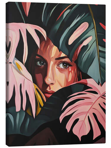 Canvas print Hiding from lust