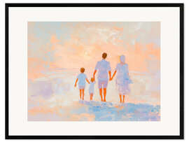 Framed art print Beachside Bliss