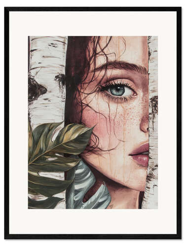 Ingelijste kunstdruk Secret love II