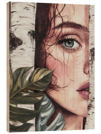 Tableau en bois Secret love II